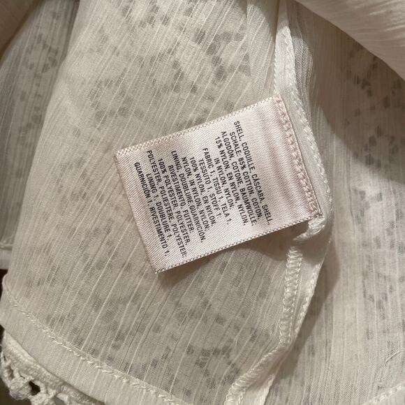 HD in Paris 10 Lace Tank Top | Embroidered Boho Festival Tassel Beaded Blouse - Picture 6 of 8